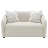Etienne Beige Loveseat W/3 Pillows - Ornate Home
