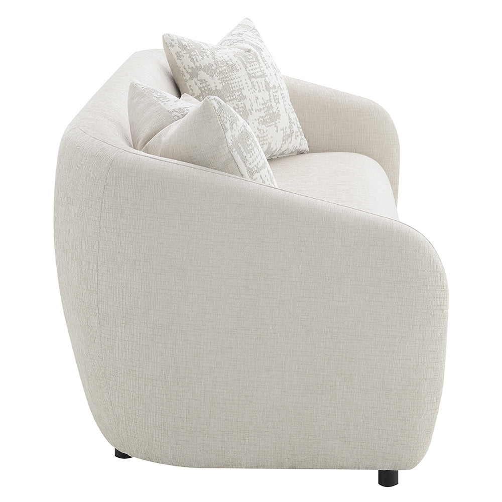 Etienne Beige Sofa W/3 Pillows - Ornate Home