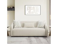 Etienne Beige Sofa W/3 Pillows - Ornate Home
