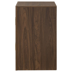 Etienne Walnut 2-drawer Nightstand Bedside Table - Ornate Home