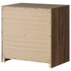 Etienne Walnut 2-drawer Nightstand Bedside Table - Ornate Home