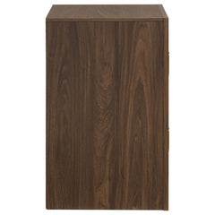 Etienne Walnut 2-drawer Nightstand Bedside Table - Ornate Home