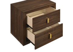 Etienne Walnut 4-Piece Twin Bedroom Set - Ornate Home