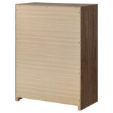 Etienne Walnut 5-drawer Bedroom Chest Of Drawers - Ornate Home