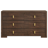 Etienne Walnut 6-drawer Bedroom Dresser - Ornate Home