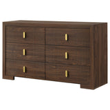 Etienne Walnut 6-drawer Bedroom Dresser - Ornate Home