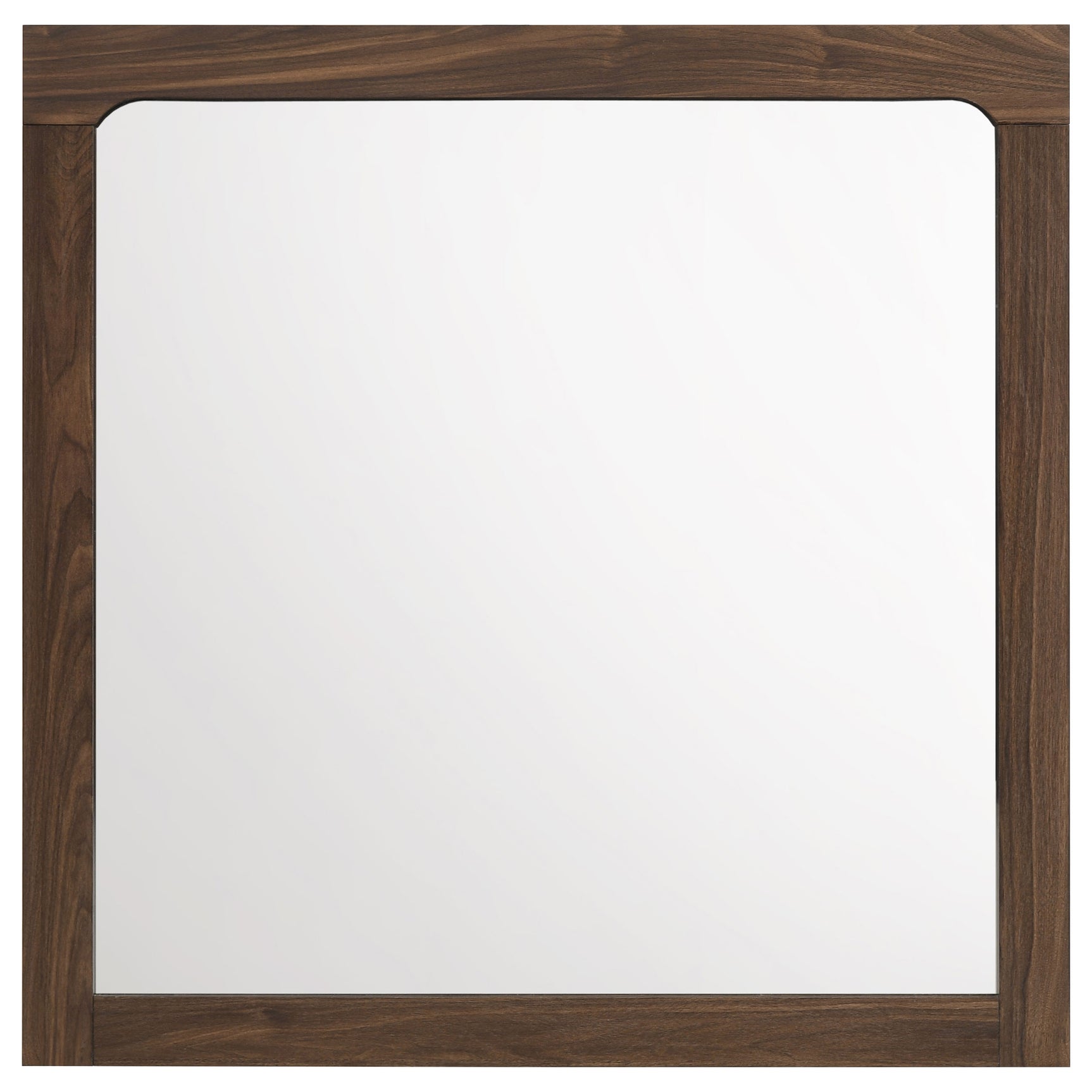 Etienne Walnut Rectangular Dresser Mirror - Ornate Home