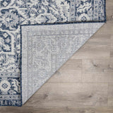 Etoile Navy Blue Performance Outdoor Rug - Ornate Home