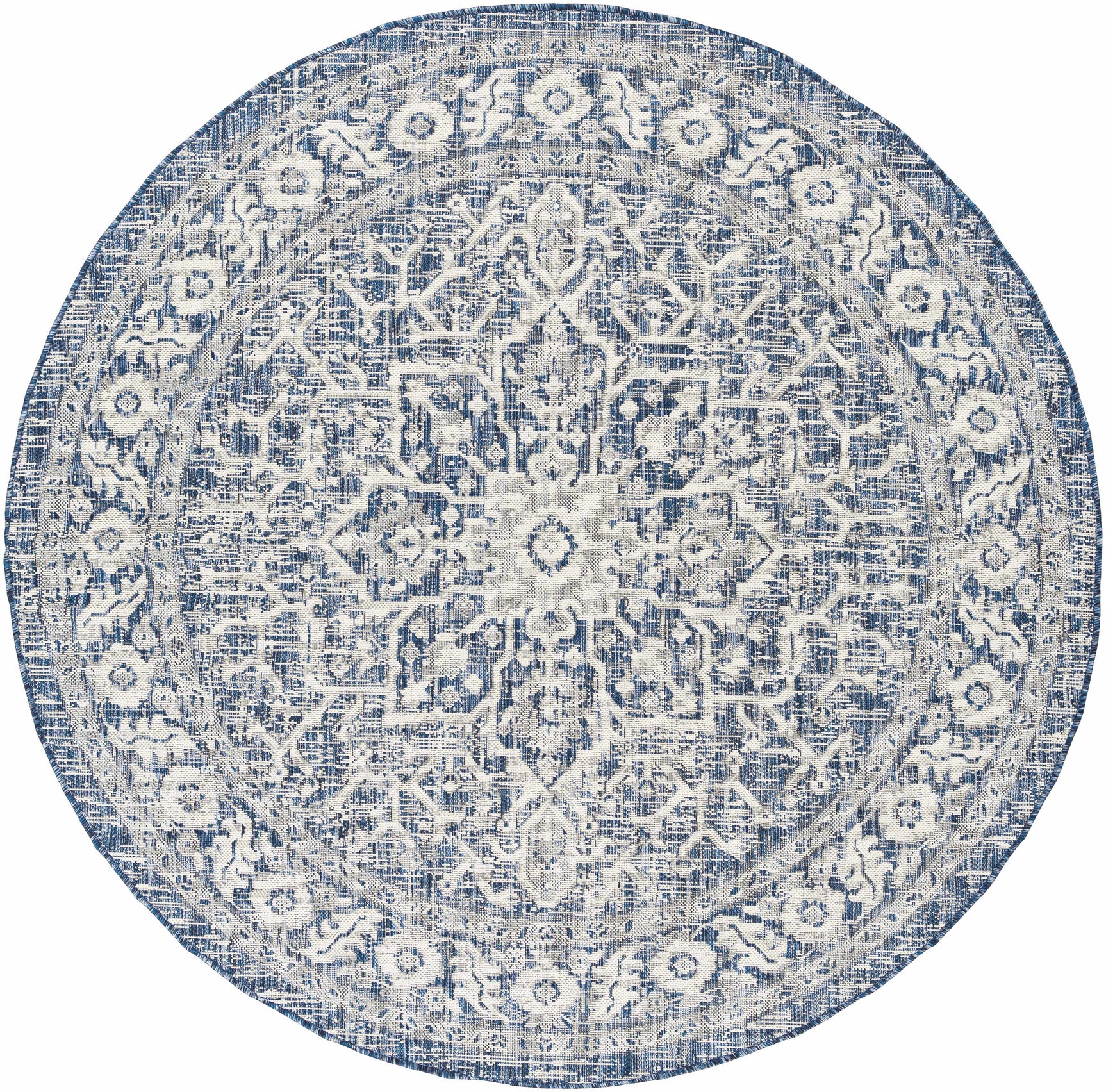 Etoile Navy Blue Performance Rug - Ornate Home
