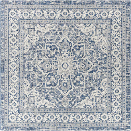 Etoile Navy Blue Performance Rug - Ornate Home