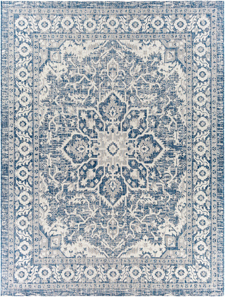 Etoile Navy Blue Performance Rug - Ornate Home