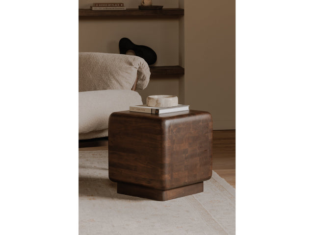 Eton Dark Brown Side Table - Ornate Home