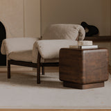 Eton Dark Brown Side Table - Ornate Home