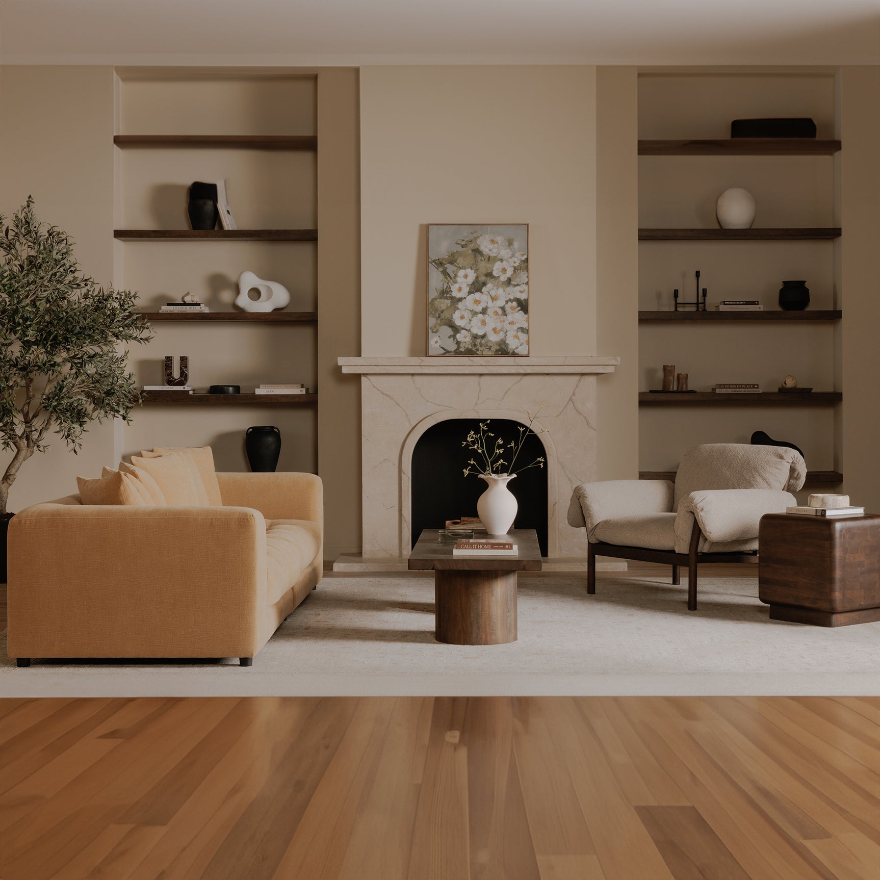 Eton Dark Brown Side Table - Ornate Home