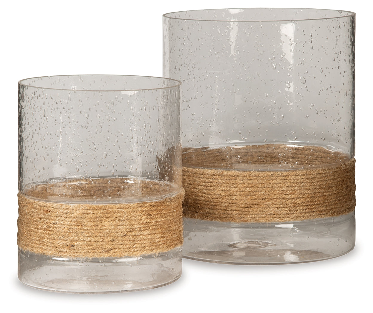 Eudocia Clear Candle Holder (Set of 2) (Online Special Price) - Ornate Home