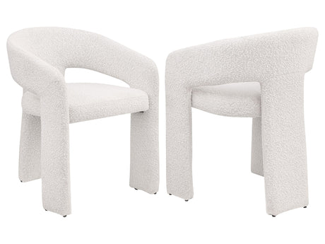 Eudora Cream Arm Chair (Set of 2) - Ornate Home