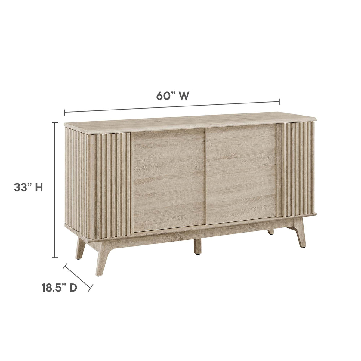 Eudora Oak Sideboard - Ornate Home