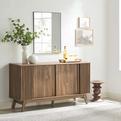 Eudora Walnut Sideboard - Ornate Home