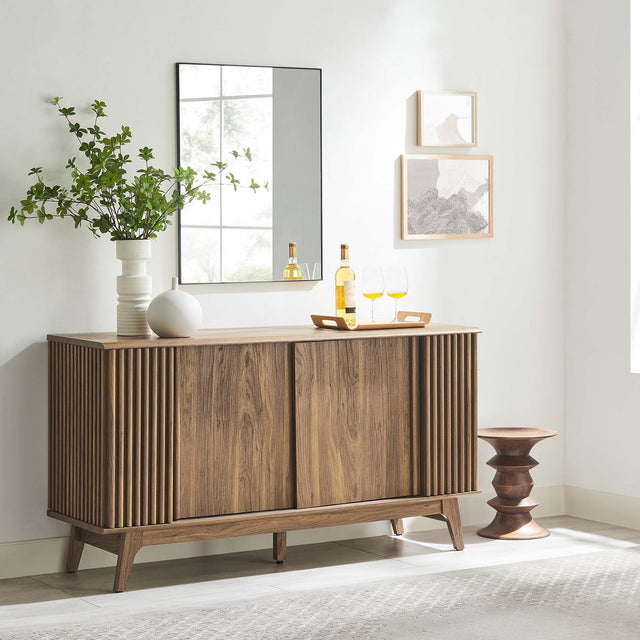 Eudora Walnut Sideboard - Ornate Home