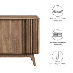 Eudora Walnut Sideboard - Ornate Home
