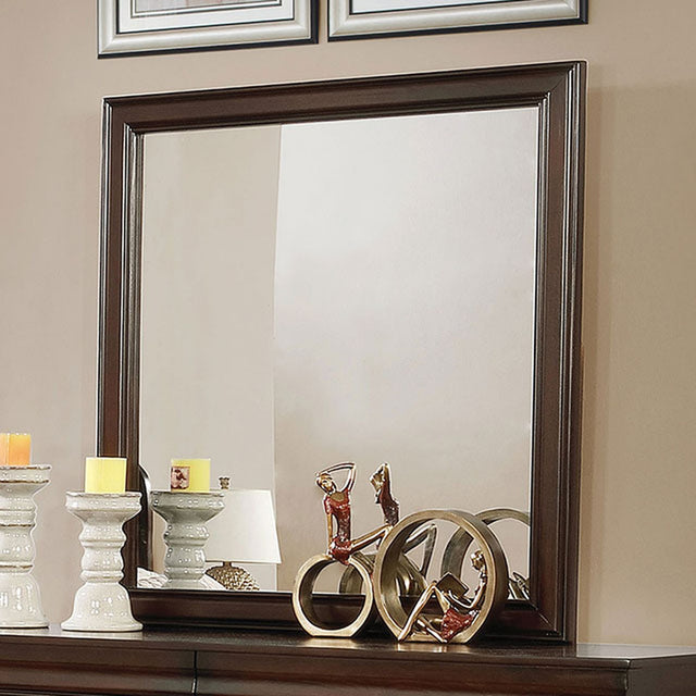 Eugenia Brown Cherry Mirror - Ornate Home