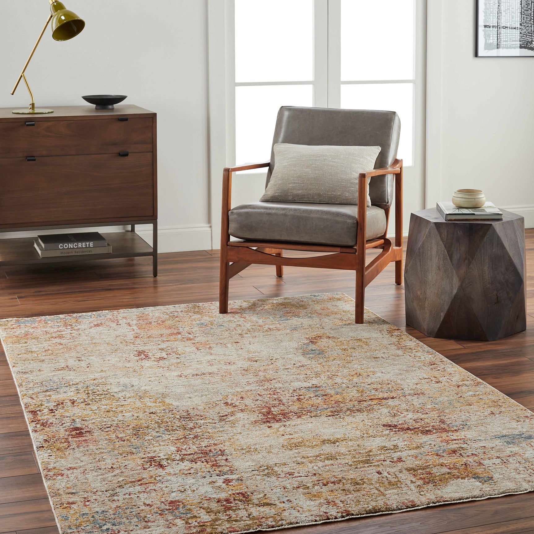 Eula Textured Rug with Fringes - Ornate Home