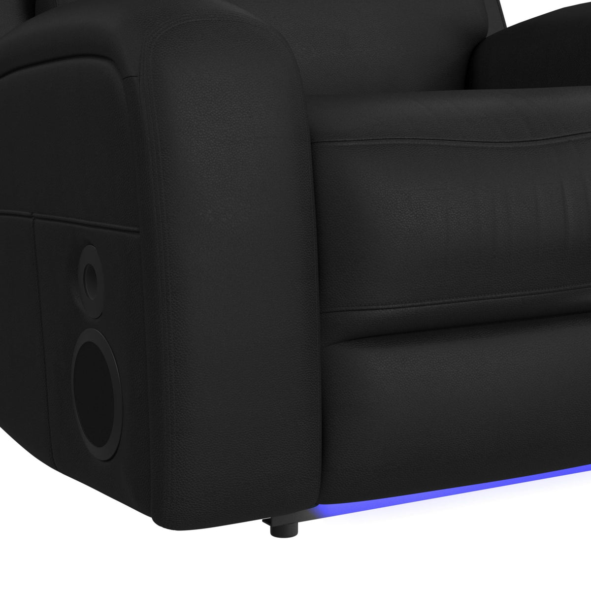 Euphora Aline Black P3 Power Glider Recliner with Heat & Massage, Music, Ipad Holder with Wireless Charger and USBC - Ornate Home