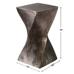 Euphrates Silver Accent Table - Ornate Home