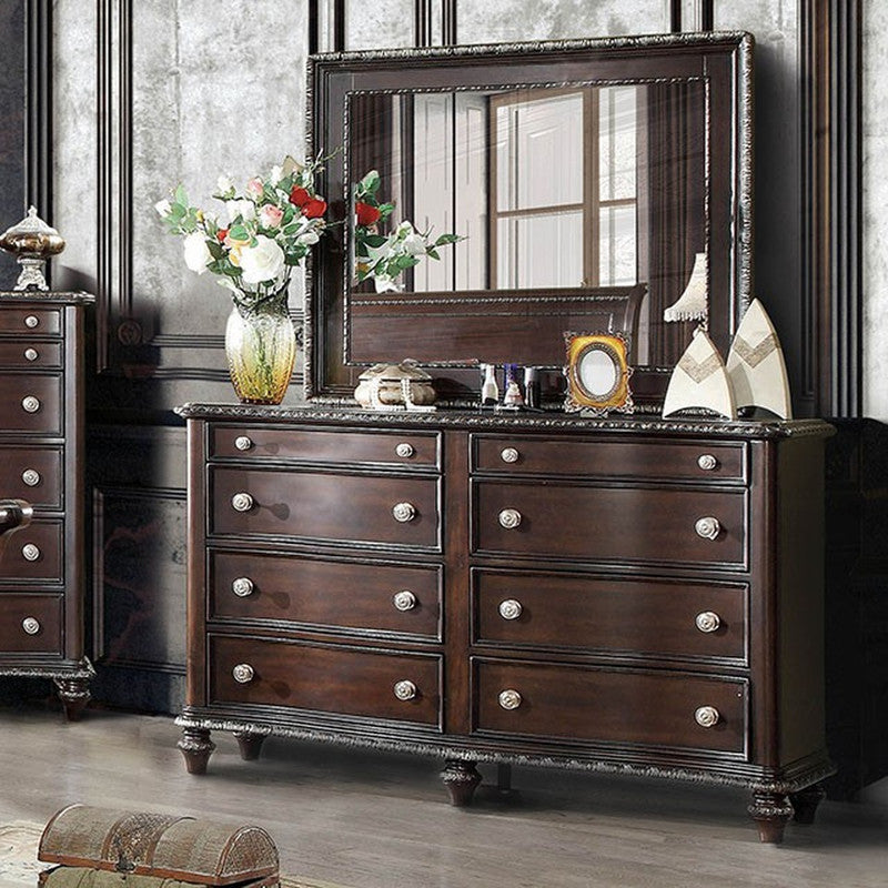 Europa Espresso Mirror - Ornate Home