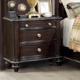 Europa Espresso Nightstand - Ornate Home