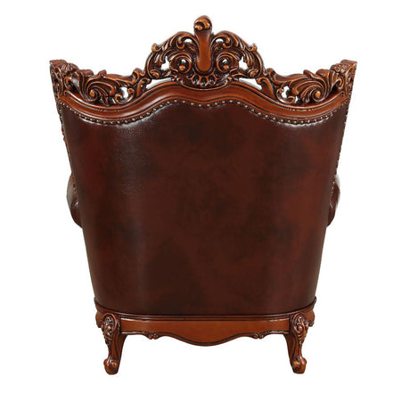 Eustoma Chair in Cherry and Walnut - Ornate Home