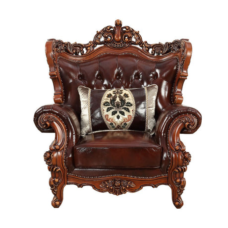 Eustoma Chair in Cherry and Walnut - Ornate Home