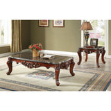 Eustoma Marble & Walnut Coffee Table - Ornate Home