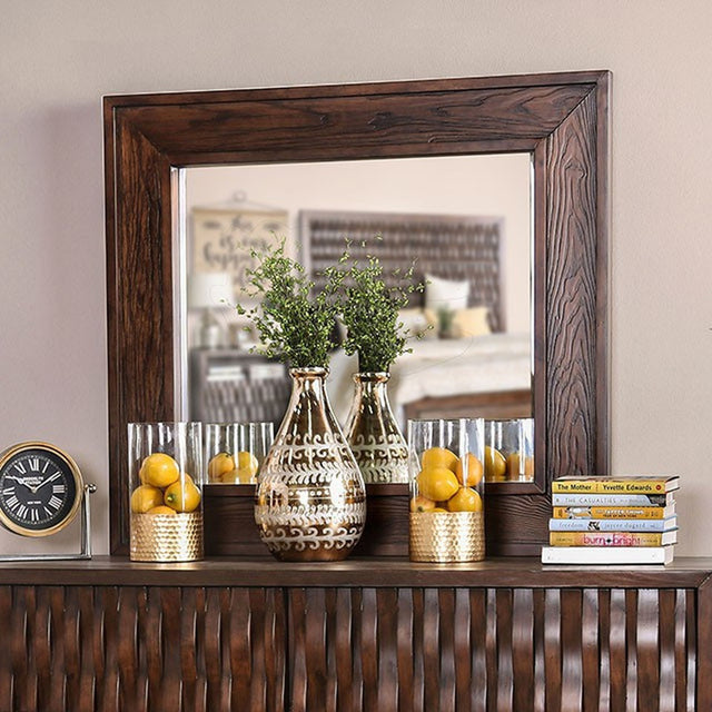 Eutropia Chestnut Brown Mirror - Ornate Home