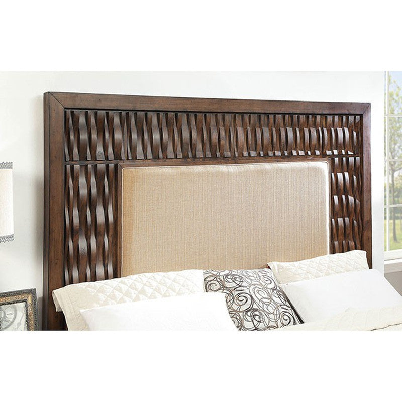 Eutropia Warm Chestnut Queen Bed - Ornate Home