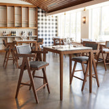 Eva White Counter Table - Ornate Home