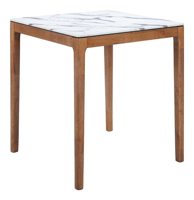 Eva White Counter Table - Ornate Home