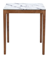 Eva White Counter Table - Ornate Home