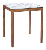 Eva White Counter Table - Ornate Home