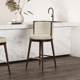 Evalyn Barstool in Cream - Ornate Home