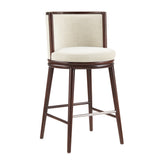 Evalyn Barstool in Cream - Ornate Home