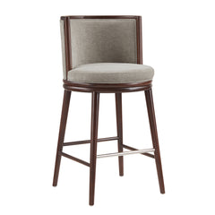 Evalyn Barstool in Dove (set of 2) - Ornate Home