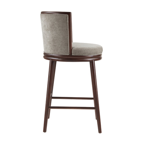 Evalyn Barstool in Dove (set of 2) - Ornate Home