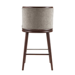 Evalyn Barstool in Dove (set of 2) - Ornate Home