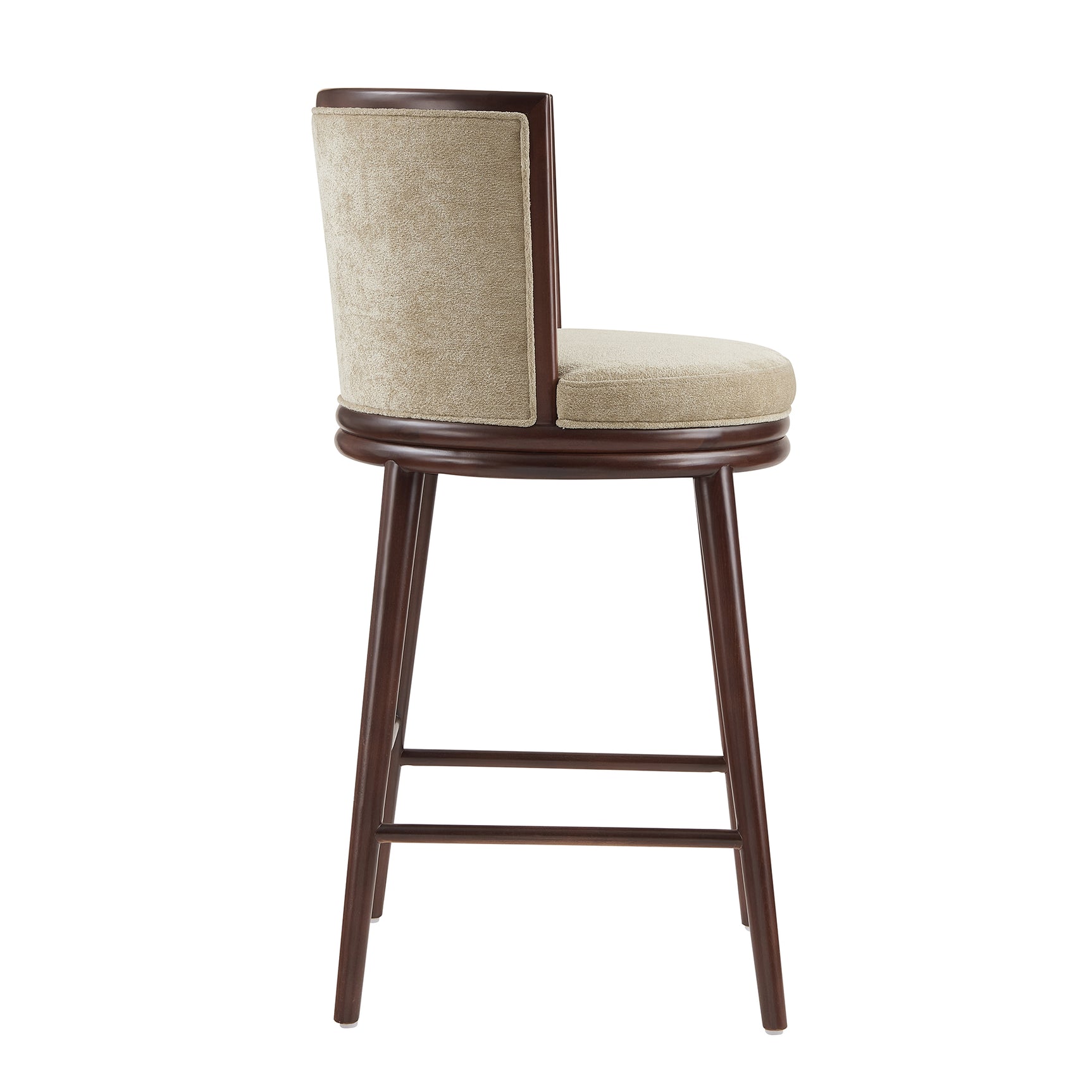 Evalyn Barstool in Natural (set of 2) - Ornate Home