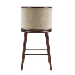 Evalyn Barstool in Natural (set of 2) - Ornate Home