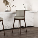 Evalyn Barstool in Stone - Ornate Home