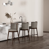 Evalyn Barstool in Taupe - Ornate Home
