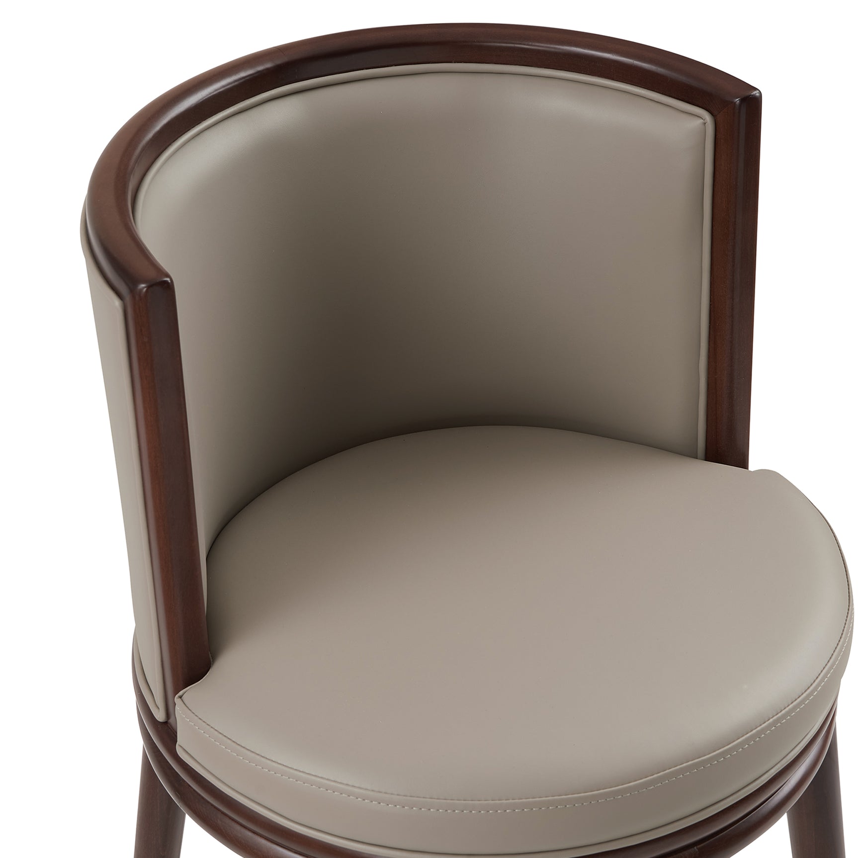Evalyn Barstool in Taupe (set of 2) - Ornate Home