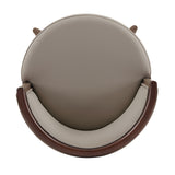 Evalyn Barstool in Taupe (set of 2) - Ornate Home